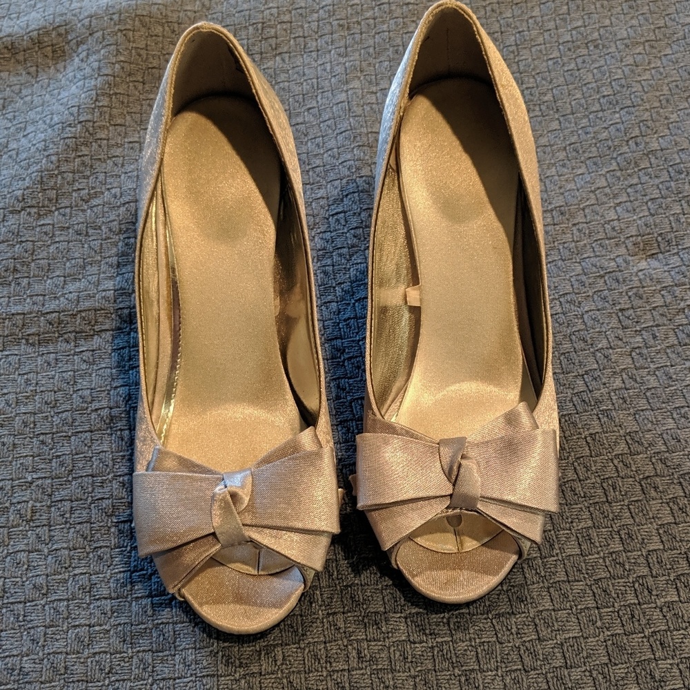 Silver heels